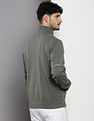Calvin Klein High Neck Solid Zip Through Sweatshirt