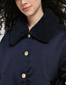 Tommy Hilfiger Teddy Collar Satin Padded Jacket