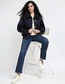 Tommy Hilfiger Teddy Collar Satin Padded Jacket