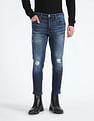Flying Machine Mid Rise Mankle Slim Tapered Jeans