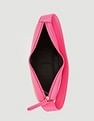 Tommy Hilfiger Solid Pink PU Hand Bags