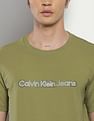 Calvin Klein Slim Fit Brand Print T-Shirt