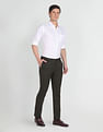 Arrow Hudson Tailored Fit Dobby Trousers
