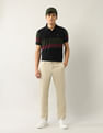 Arrow Sport Colourblocked Regular Fit Polo Shirt