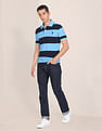 U.S. Polo Assn. Pique Striped Polo Shirt