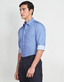 Arrow Cutaway Collar 3D Geometric Formal Shirt