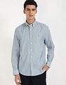 Tommy Hilfiger Striped Regular-Fit Poplin Woven Shirt