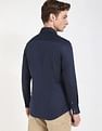 Calvin Klein Jeans Solid Regular-Fit Dobby Woven Shirt