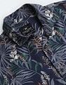 Flying Machine Floral Print Lyocell Shirt