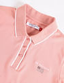 U.S. Polo Assn. Women Tipped Sleeve Hem Pique Polo Shirt