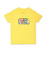 U.S. Polo Assn. Kids Boys Yellow Printed Sets