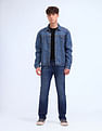 Flying Machine F-Jango Straight Fit Blue Jeans