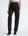 Calvin Klein High Rise Straight Fit Jeans