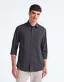 Flying Machine Vertical Stripe Seersucker Shirt