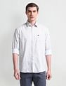 Arrow Sport Tropical Print Manhattan Slim Fit Shirt