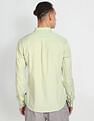 Flying Machine Spread Collar Vertical Stripe Shirt