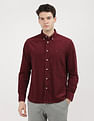 Tommy Hilfiger Solid Corduroy Regular Fit  Shirt