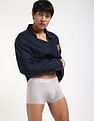 Calvin Klein Underwear Mid Rise Solid Grey Trunks