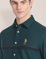 U.S. Polo Assn. Horizontal Stripe Dobby Shirt