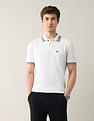 Arrow Sport Solid Pure Cotton 4 In 1 Rugby Polo Shirt