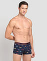 USPA Innerwear All Over Print Ribbed Jersey I616 Trunks - Pack Of 1
