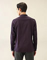 Arrow Textured Manhattan Slim Fit Ceremonial Shirt
