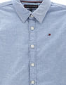 Tommy Hilfiger Kids Boys Transitional Cotton Oxford Shirt