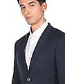 Tommy Hilfiger Men Navy Notch Collar Solid Smart Casual Blazer