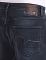 Flying Machine Mid Rise Slash Slim Tapered Jeans
