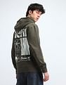 Flying Machine Hooded Relaxed Fit Sweatshirt