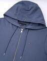 Tommy Hilfiger Solid Regular-Fit Cotton Hodded Sweatshirt