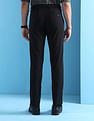 Arrow Newyork Solid Regular Fit Knitted Trousers