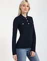 Tommy Hilfiger Solid Slim-Fit Cotton Polo T-Shirt