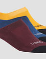 USPA Innerwear Terry Finish No Show ES004 Socks - Pack Of 3