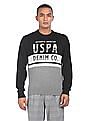U.S. Polo Assn. Denim Co. Crew Neck Colour Block Sweater