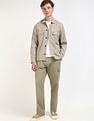 Calvin Klein Jeans Solid Boxy-Fit Twill Woven Shirt