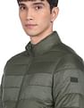 Flying Machine High Neck Two Tone Padded Jacket
