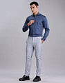 Tommy Hilfiger Striped Regular Fit Plain Woven Shirt