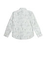 U.S. Polo Assn. Kids Boys Spread Collar Tropical Shirt