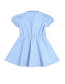 U.S. Polo Assn. Kids Girls Embroidered Fit & Flare Dress