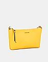 Calvin Klein Women Yellow Chain Trimmed Strap Sling Bag
