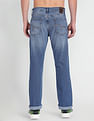 Flying Machine Bruce Bootcut Fit Stone Wash Jeans