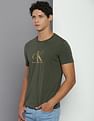 Calvin Klein Flock Monogram Slim Fit T-Shirt
