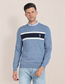 U.S. Polo Assn. Crew Neck Horizontal Stripe Sweater