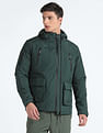 Flying Machine Hooded Heavy Puffer Jacket