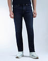 Flying Machine Freddie Slim Straight Fit Light Washed Jeans