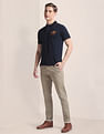 U.S. Polo Assn. Brand Embroidered Slim Polo Shirt