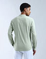 Flying Machine Slim Fit Textured Color Of Home Shirt