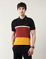 Arrow Sport Colourblocked Regular Fit Polo Shirt