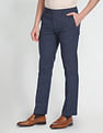 Arrow Patterned Weave Smart Flex Trousers